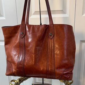 Frye melissa shopper Brown Leather Tote Bag
